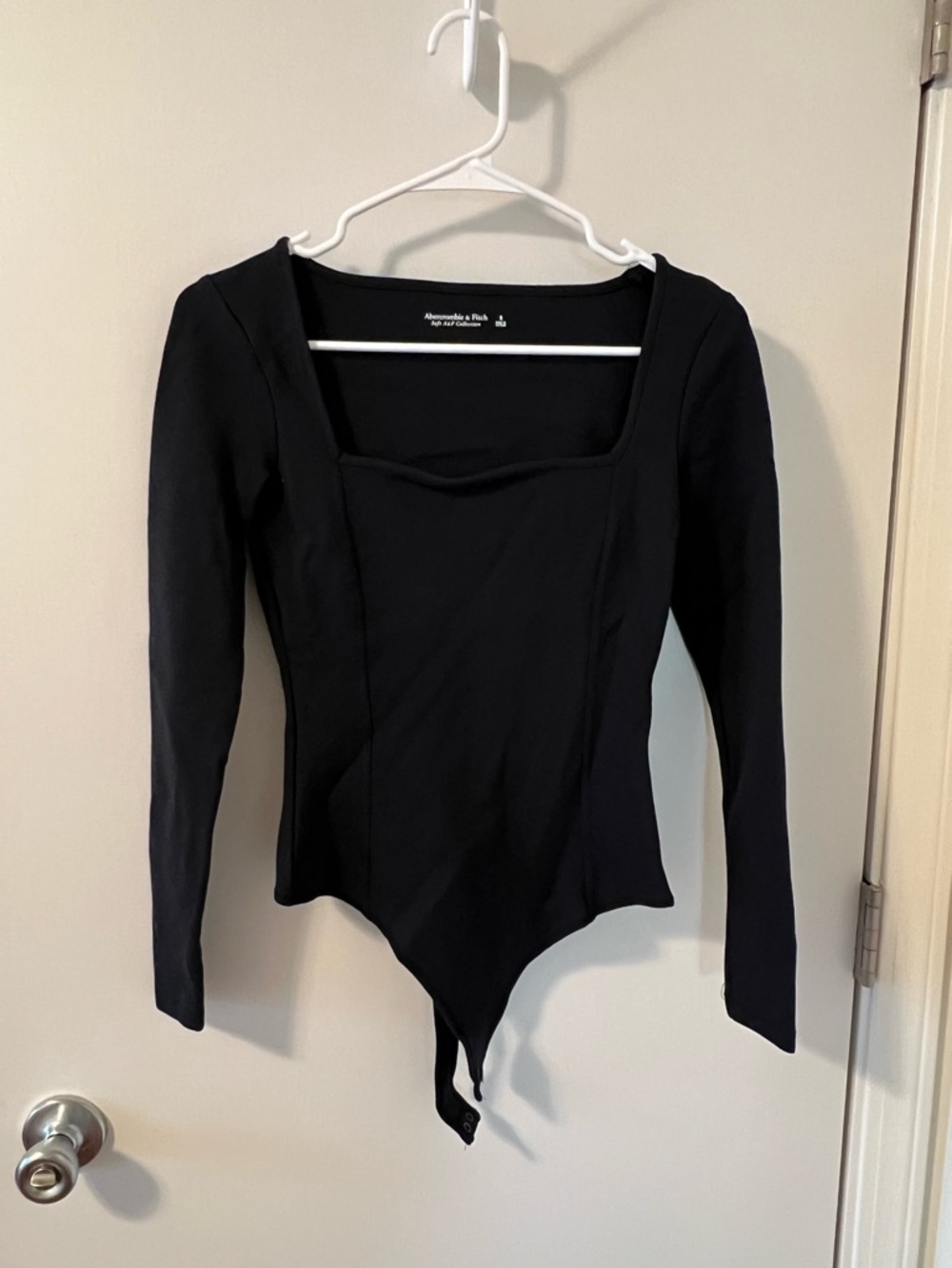 Abercrombie Long Sleeve Square Neck Bodysuit